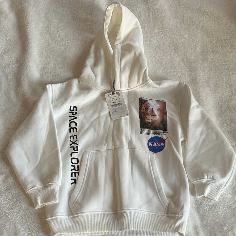 NWT Zara NASA print Hoodie